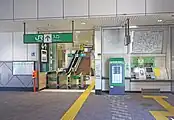 改札口（2022年2月）