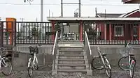 改修前の1番線出入口(2017年5月)