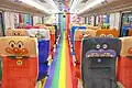 2800形普通席車内（アンパンマンシート）