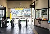 改札口（2021年10月）