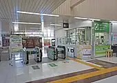 改札口（2022年2月）