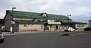 改修前の駅舎（2017年10月）