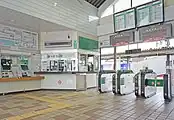 改札口（2022年5月）
