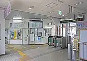 1階改札口（2022年5月）