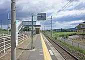 2番線ホーム（2022年5月）