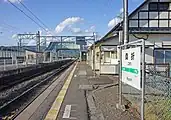 1番線ホーム（2022年5月）