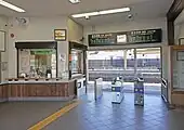 改札口（2022年7月）