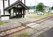 構内踏切（2021年9月）