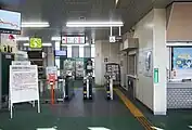 改札口（2021年10月）