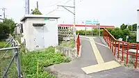 駅出入口（2021年5月）