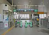 改札口(2022年1月)