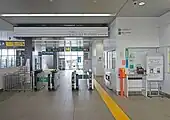 改札口(2022年1月)