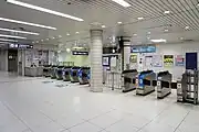 西改札口(2023年2月)