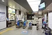 改札口(2023年2月)