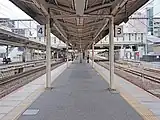 3・4番のりばホーム（2022年12月）