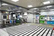 東改札（2023年2月）