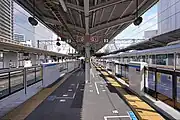 2・3番のりばホーム（2023年2月）