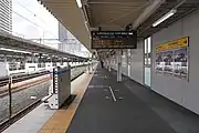 6番のりばホーム（2023年2月）
