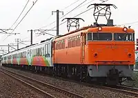 EF65 123牽引による「ユウユウサロン岡山」
