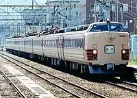 485系急行「津軽」（1992年 弘前駅）