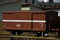 救援車代用のワム80000形貨車
