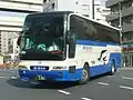 中国JRバスの初代専用車両（三菱ふそう・エアロクィーンI）