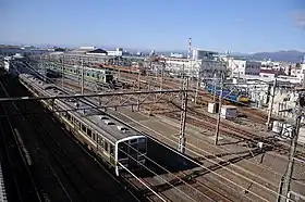 高崎車両センター（旧 新前橋電車区）（2014年1月）
