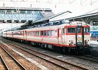 キハ58系・キハ65系気動車急行「えびの」（1987年）