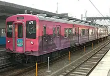 105系ラッピング車「旅万葉」