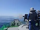 JM61-M 20mm機関砲の射撃訓練