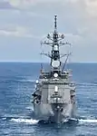 艦首から見た「いなづま」