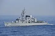 平成21年度自衛隊観艦式予行にて