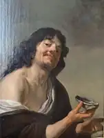 牡蠣を食べる男Mandet Museum 蔵