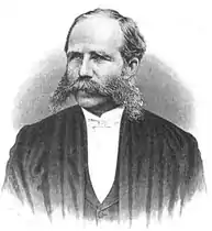 1857年から1872年、ジェイコブ・マニング牧師。