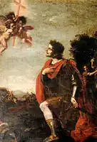 コンスタンティヌス帝の前の十字架の出現　Chiesa dei Santi Michele e Gaetano