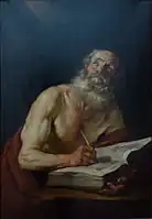 瞑想する聖ジェローム (1632) グルノーブル美術館蔵