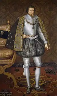 James I, by Paulus van Somer