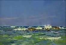 『夏のカイコウラ海岸』(1899)