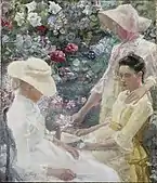 『花園と三姉妹』（1886）