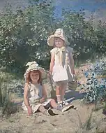 Les demoiselles van den Perre (1887)イクセル美術館蔵