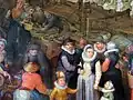 画家の一家、魚市場にて（ヤン・ブリューゲル作）