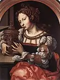 Lady Portrayed as Mary Magdalene ヤン・ホッサールト