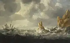 嵐の海  エルミタージュ美術館