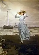 "Op de Golfbreker" (336 x 247 cm),デンデルモンデ市庁舎
