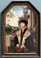 Abel van Coulsterの肖像画 (1510年代)ベルギー王立美術館蔵