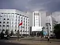 1988年から本部として使用された建物（現在は駐ドイツ中華人民共和国大使館（ドイツ語版）として使用されている)