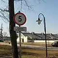 5 km/hの標識ポーランド