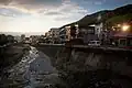 渋温泉・夕景