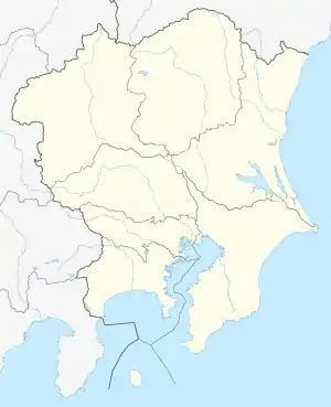 伊豆大島の位置(関東地方内)