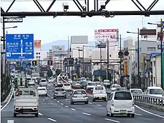 国道10号西大分付近